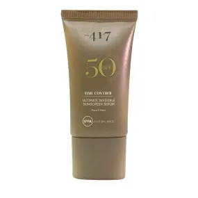 -417 Dead Sea Time Control Spf 50 Ultimate Invisible Sunscreen Serum 40ml /1.3fl.oz