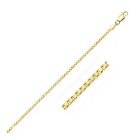 14k Yellow Gold Classic Box Chain 1.4mm-rx96664-20