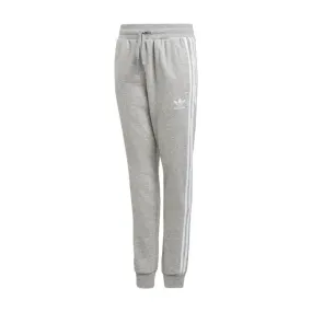 3 STRIPES JOGGER IN GAUZED COTTON Boy Medium Grey Heather White