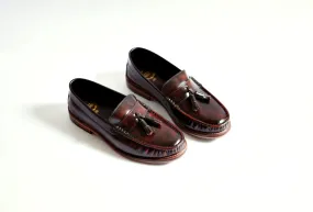 501 Wide-Front Tassel Loafer Burgundy