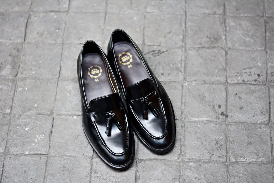 503 Tassel Loafer Black - Black Soles