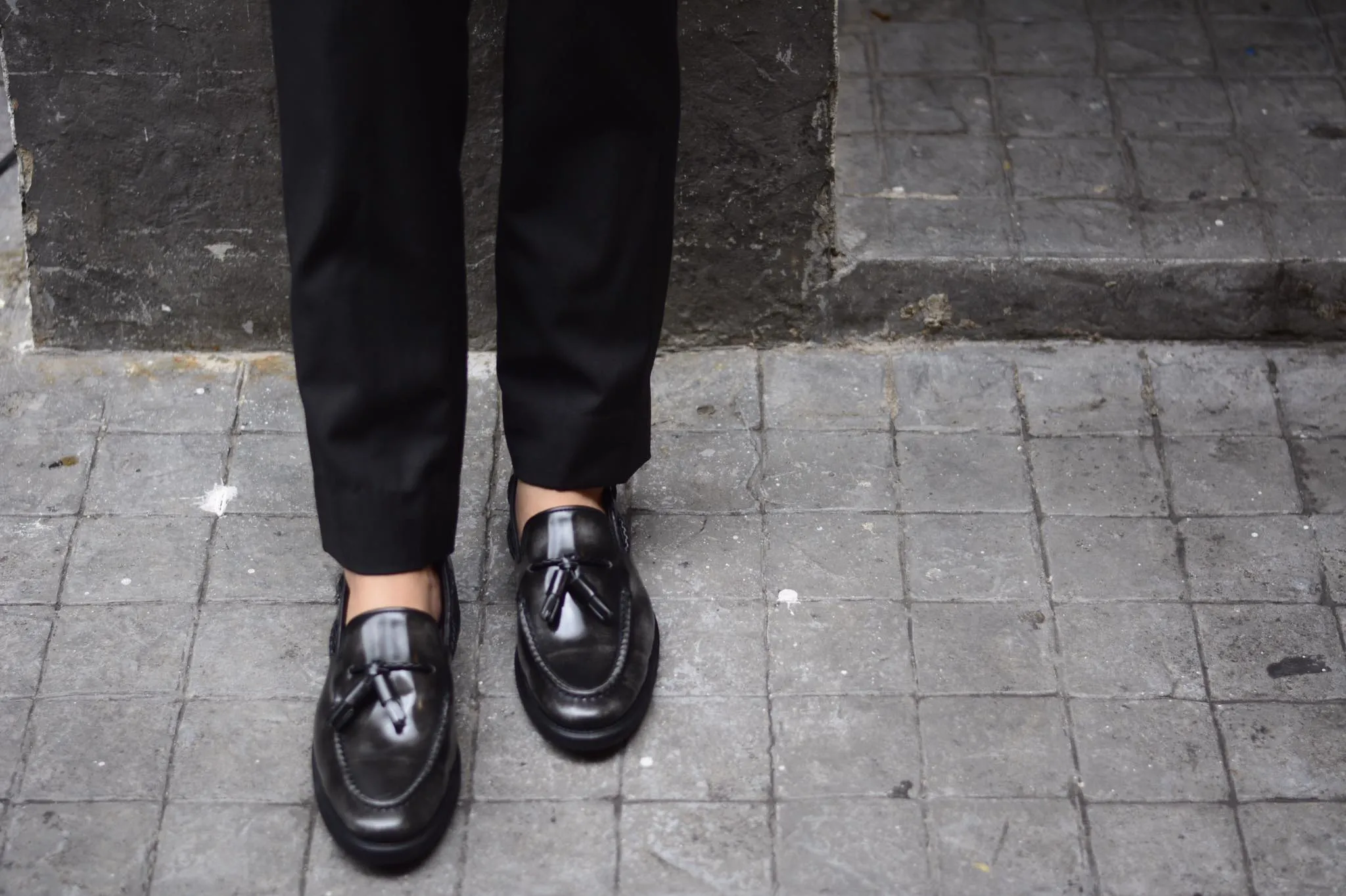 503 Tassel Loafer Dark Grey (Plait)