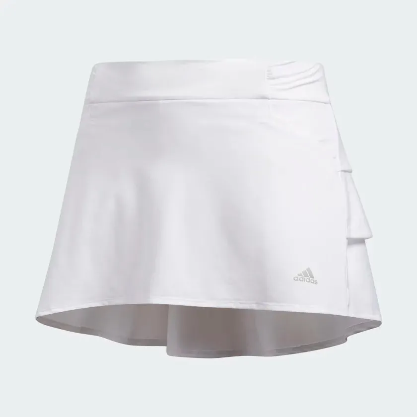 Adidas white ruffle girls skort