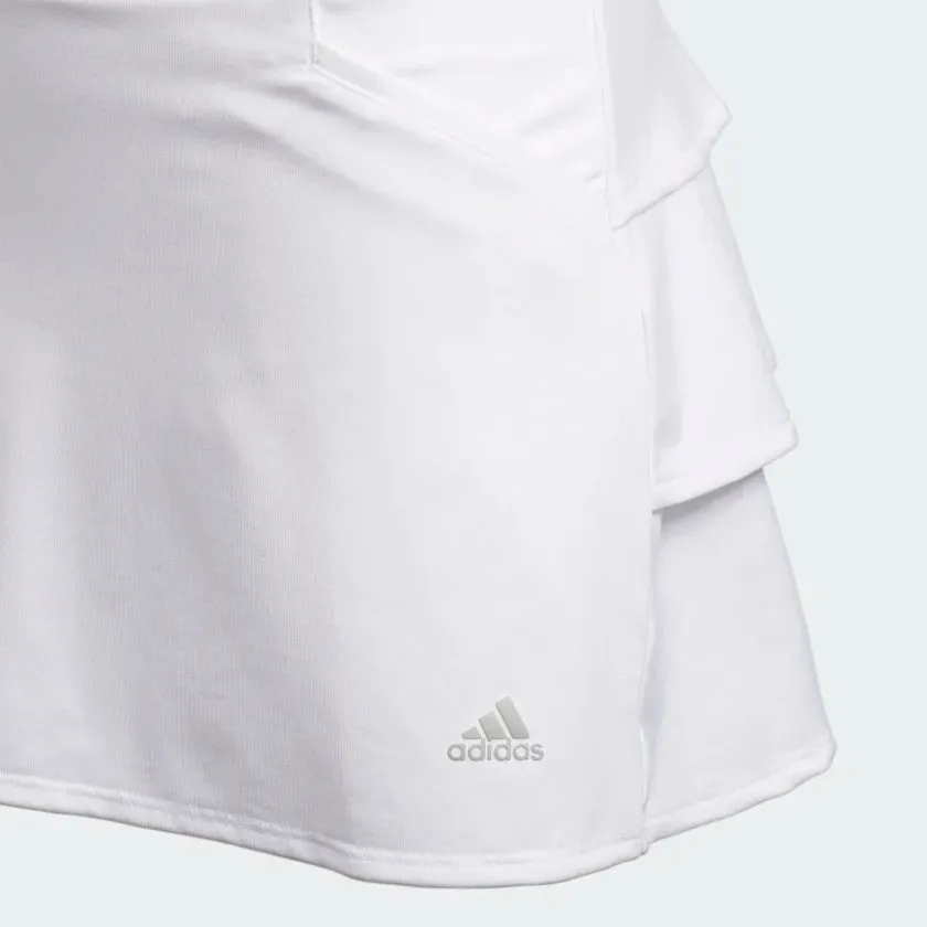 Adidas white ruffle girls skort