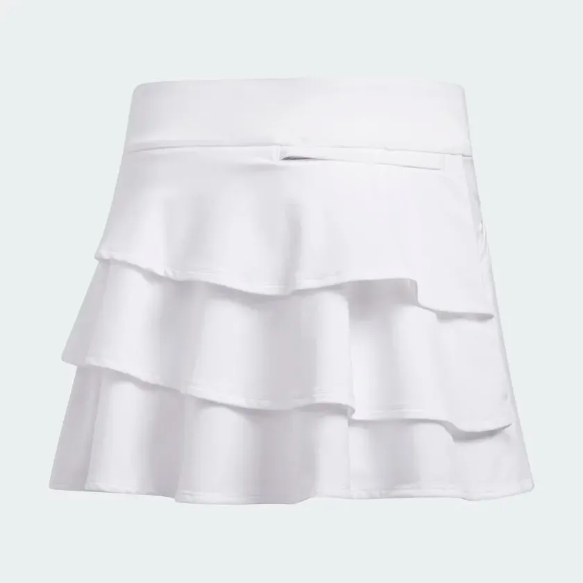 Adidas white ruffle girls skort