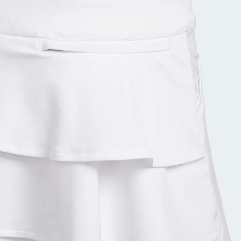 Adidas white ruffle girls skort