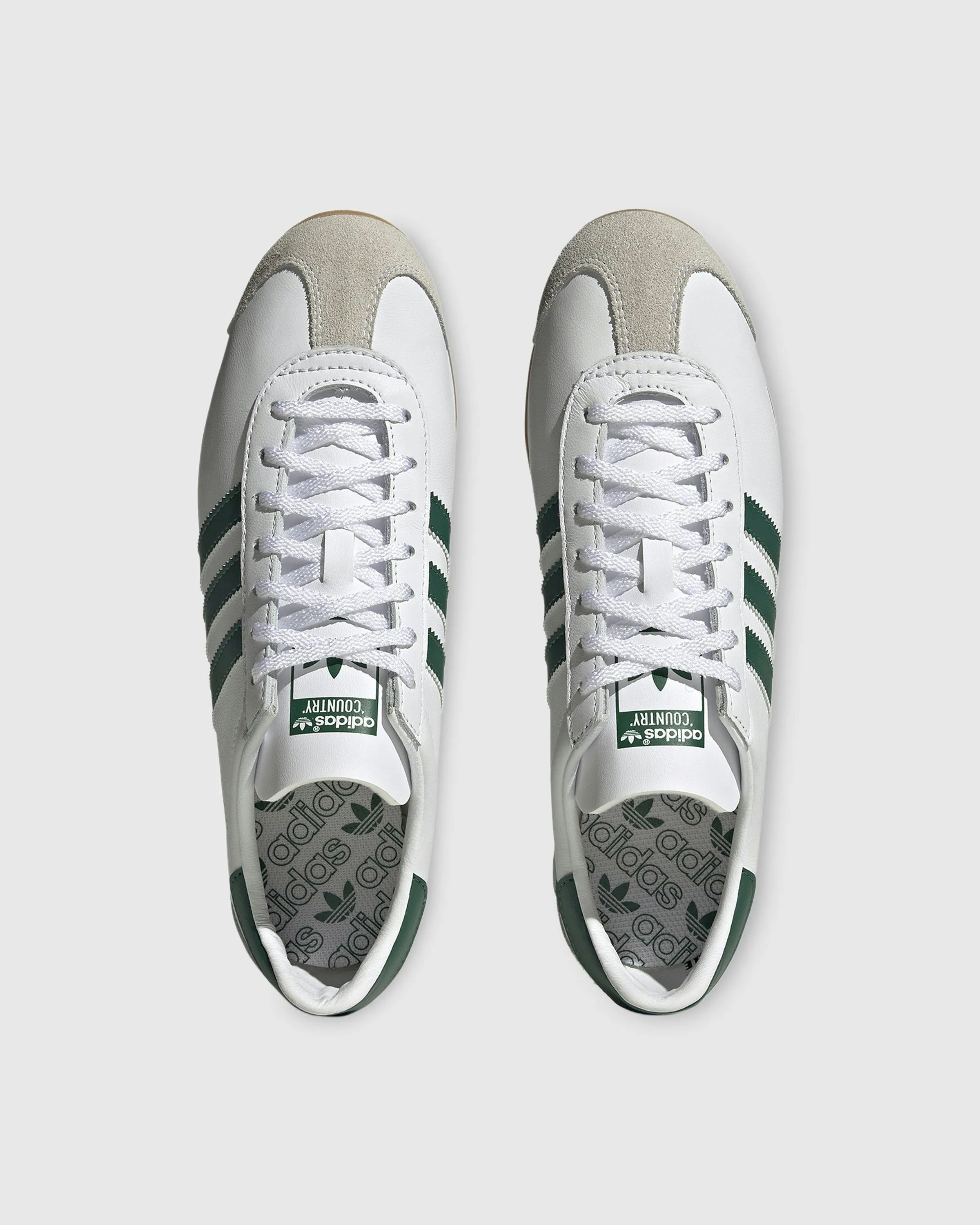 Adidas – Country OG Cloud White/Collegiate Green | Highsnobiety Shop