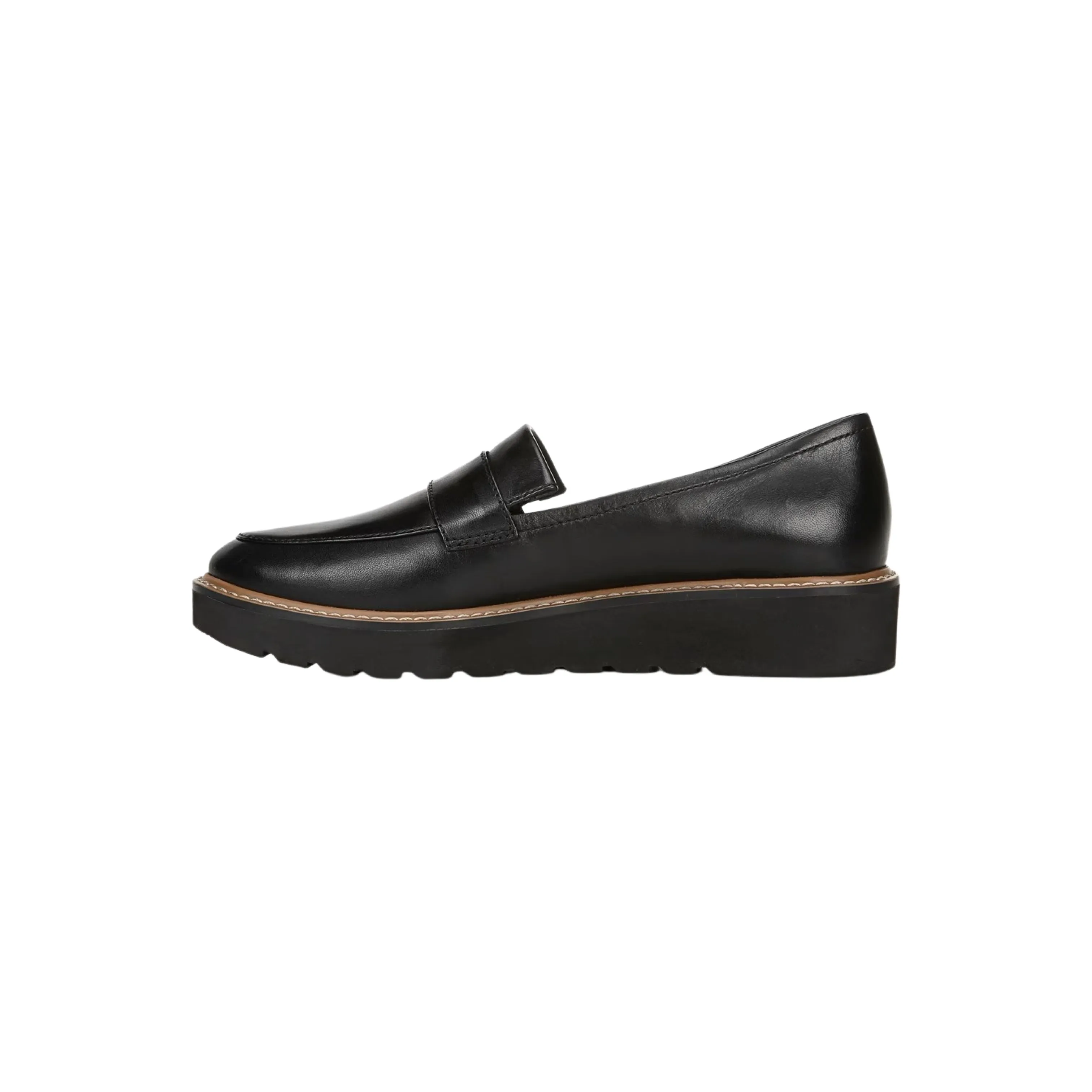 Adiline Black Leather Loafer