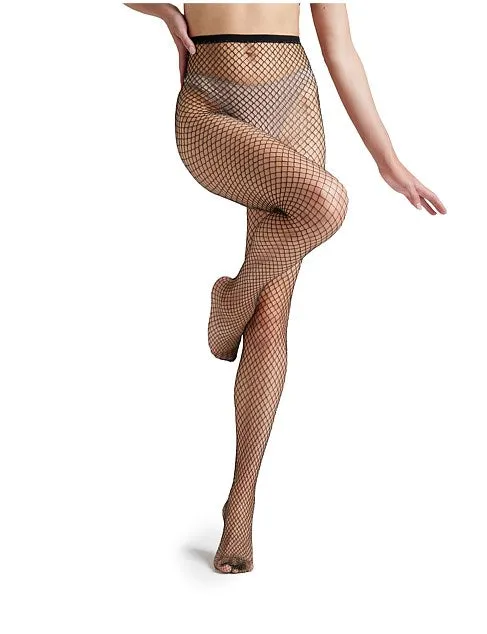 Ambra - Lurex Fishnet Tights