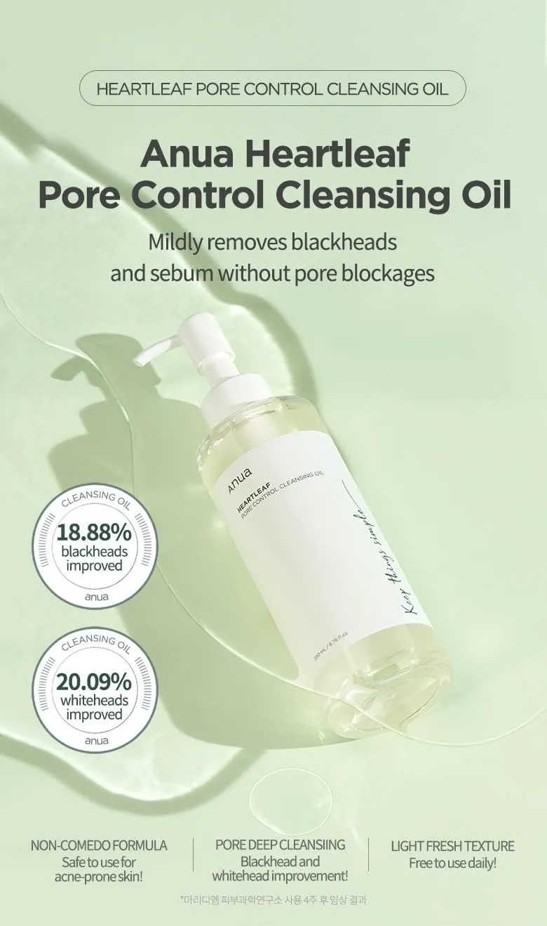 Anua Heartleaf Pore Control Cleansing Oil - 200ML