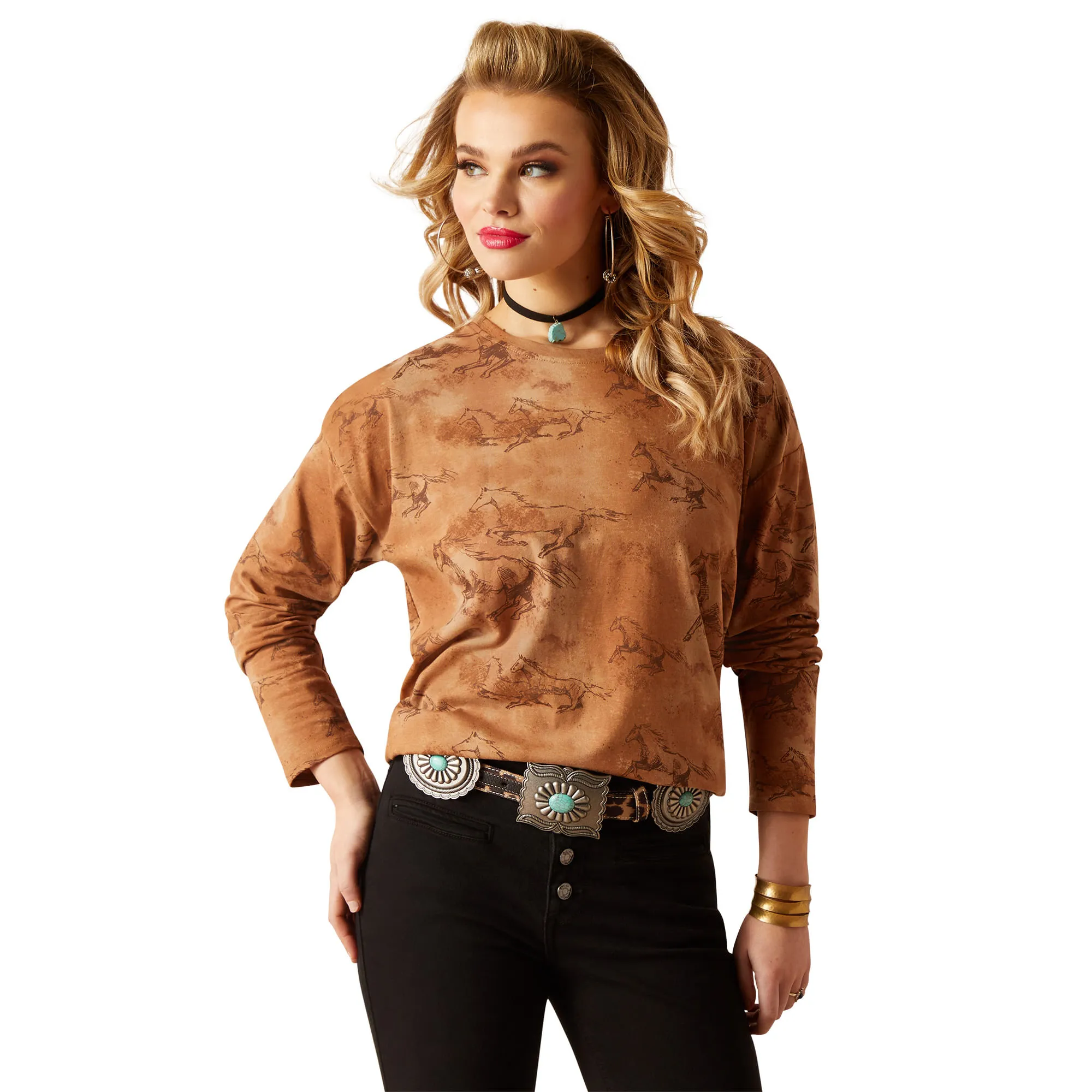 Ariat Womens Ancestors Long Sleeve Shirt