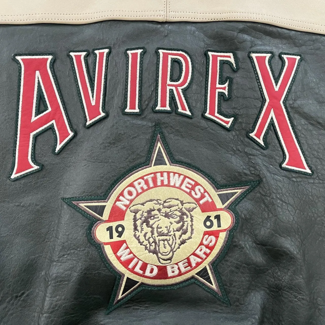 Avirex Leather Varsity Jacket