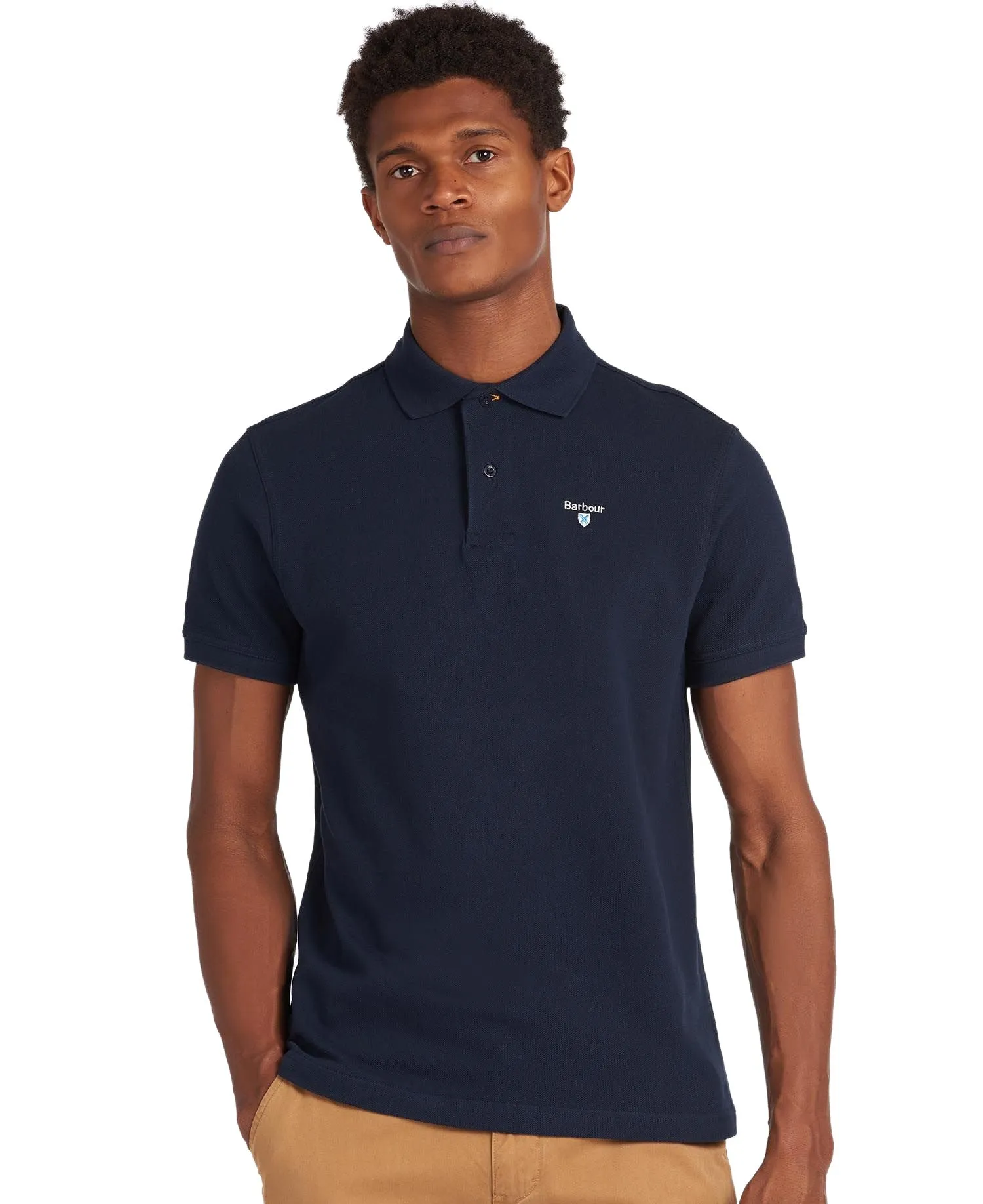 Barbour Men's Sports Polo T-Shirt - Short Sleeved