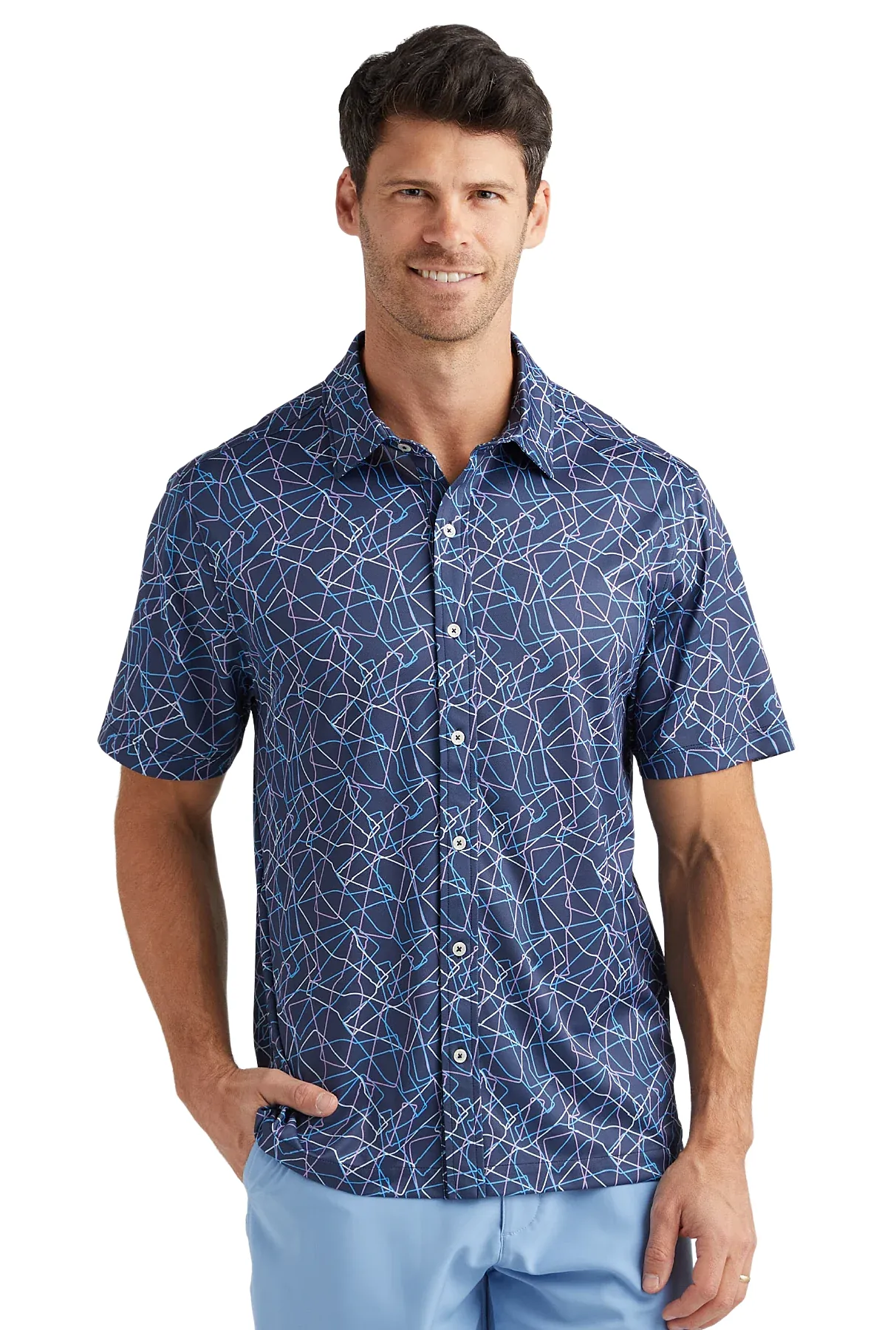 Bermuda Sands Mens Camp Shirt Abe