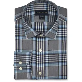 Blue Collegiate Plaid