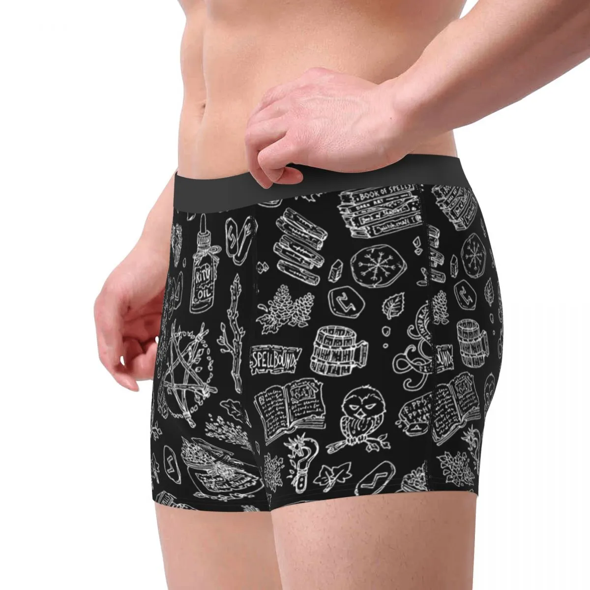 Boxer Shorts Panties Dark Pagan Gothic