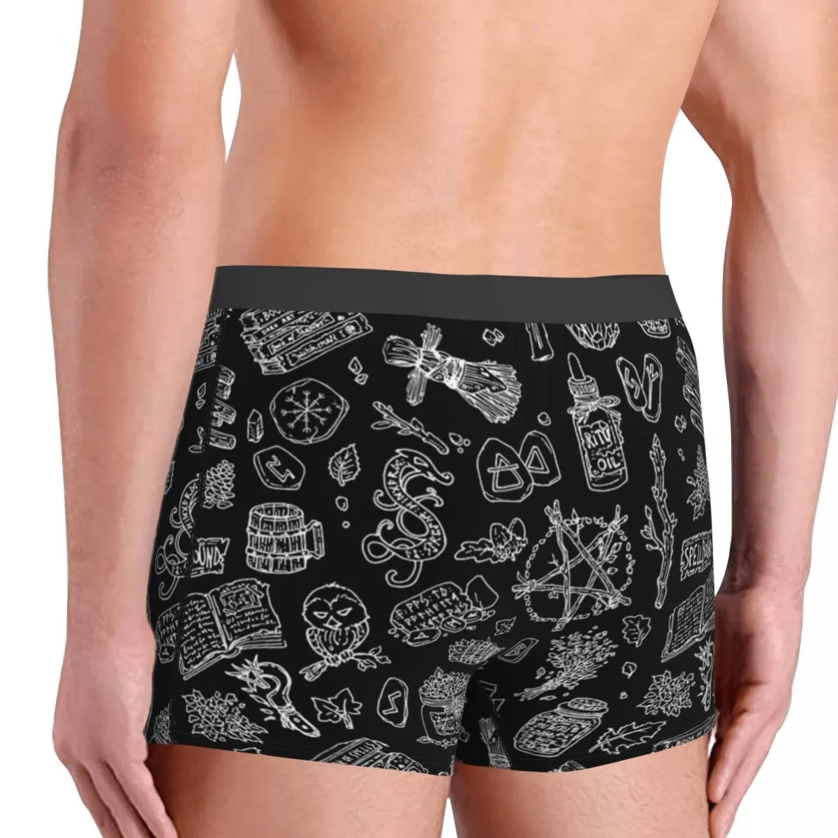 Boxer Shorts Panties Dark Pagan Gothic