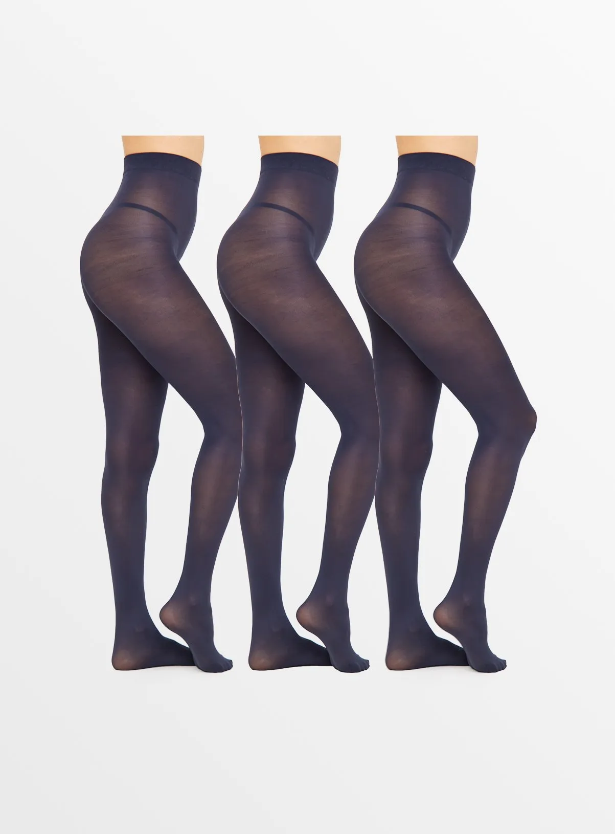 Buy Navy 60 Denier Opaque Tights 3 Pack  XL | Tights | Tu