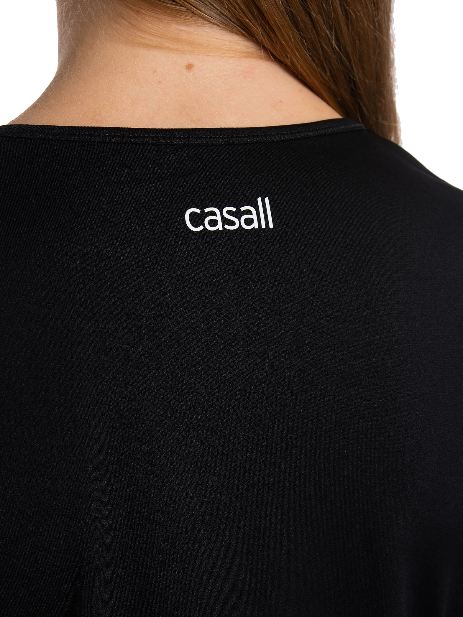 CASALL SWEATER ESSENTIAL MESH DETAIL LONG SLEEVE BLACK