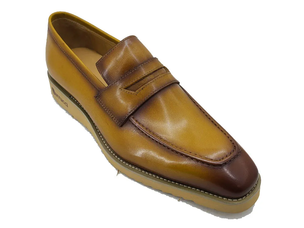 Chic Patina Burnished Penny Loafer