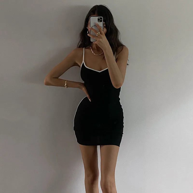 CLASSIC BLACK MINI DRESS