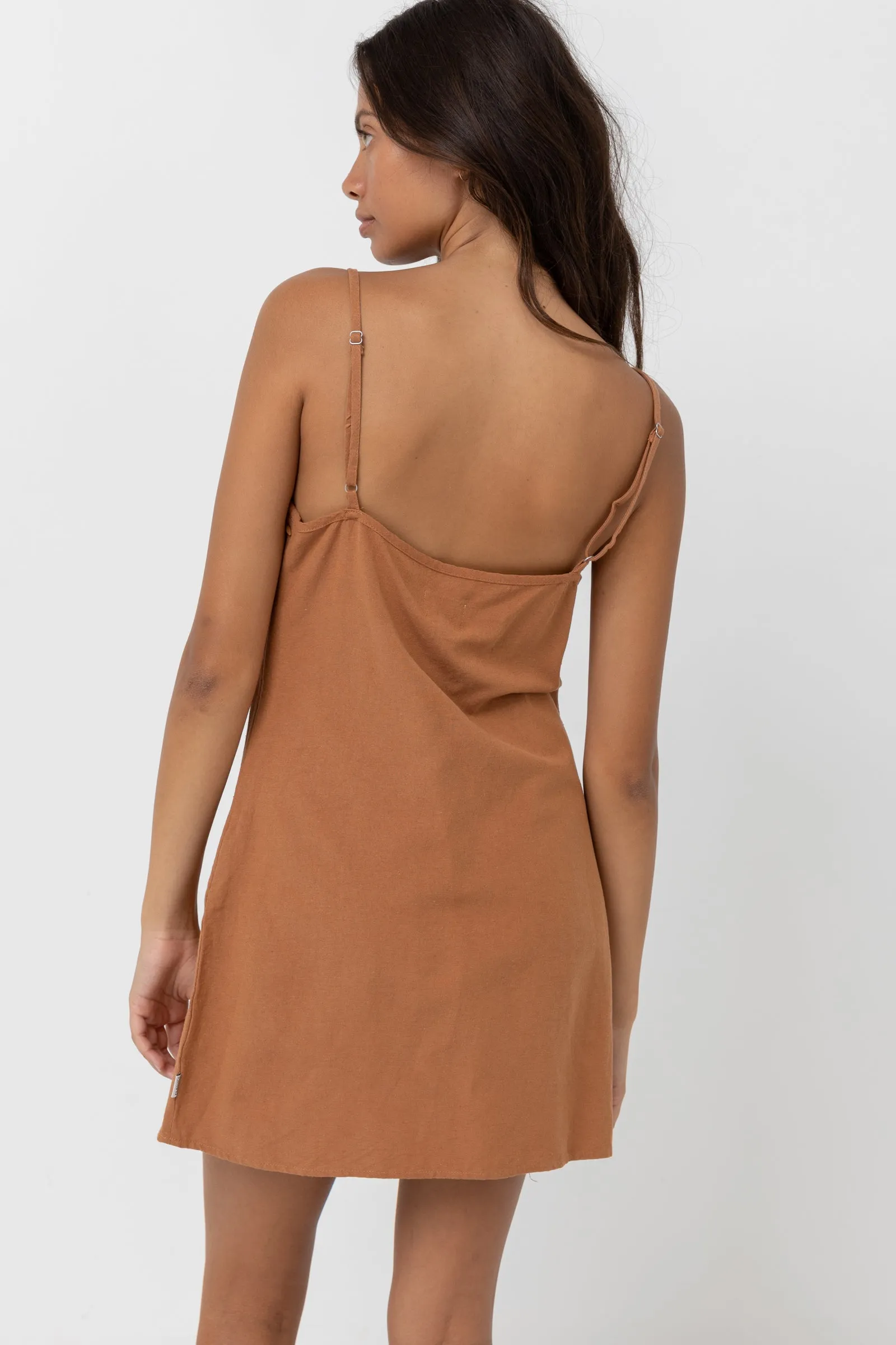 Classic Slip Dress Caramel