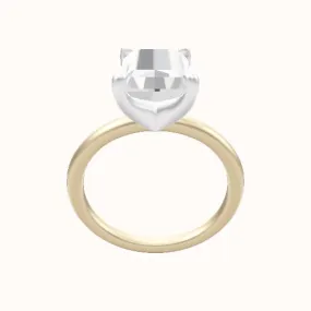 Classic Solitaire Engagement Ring With Four Prong Head