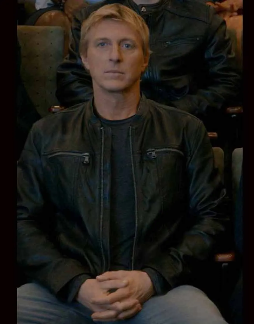 Cobra Kai S03 William Zabka Leather Jacket | Ujackets.com - 40% OFF