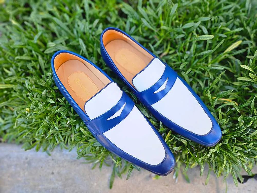 Contrast Two Tone Penny Loafer