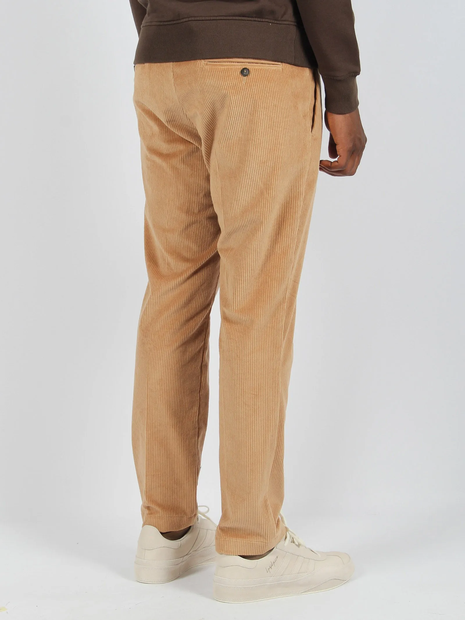 Corduroy chino trousers