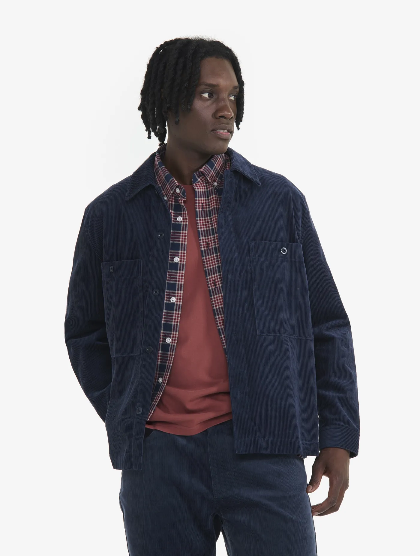 Corduroy overshirt