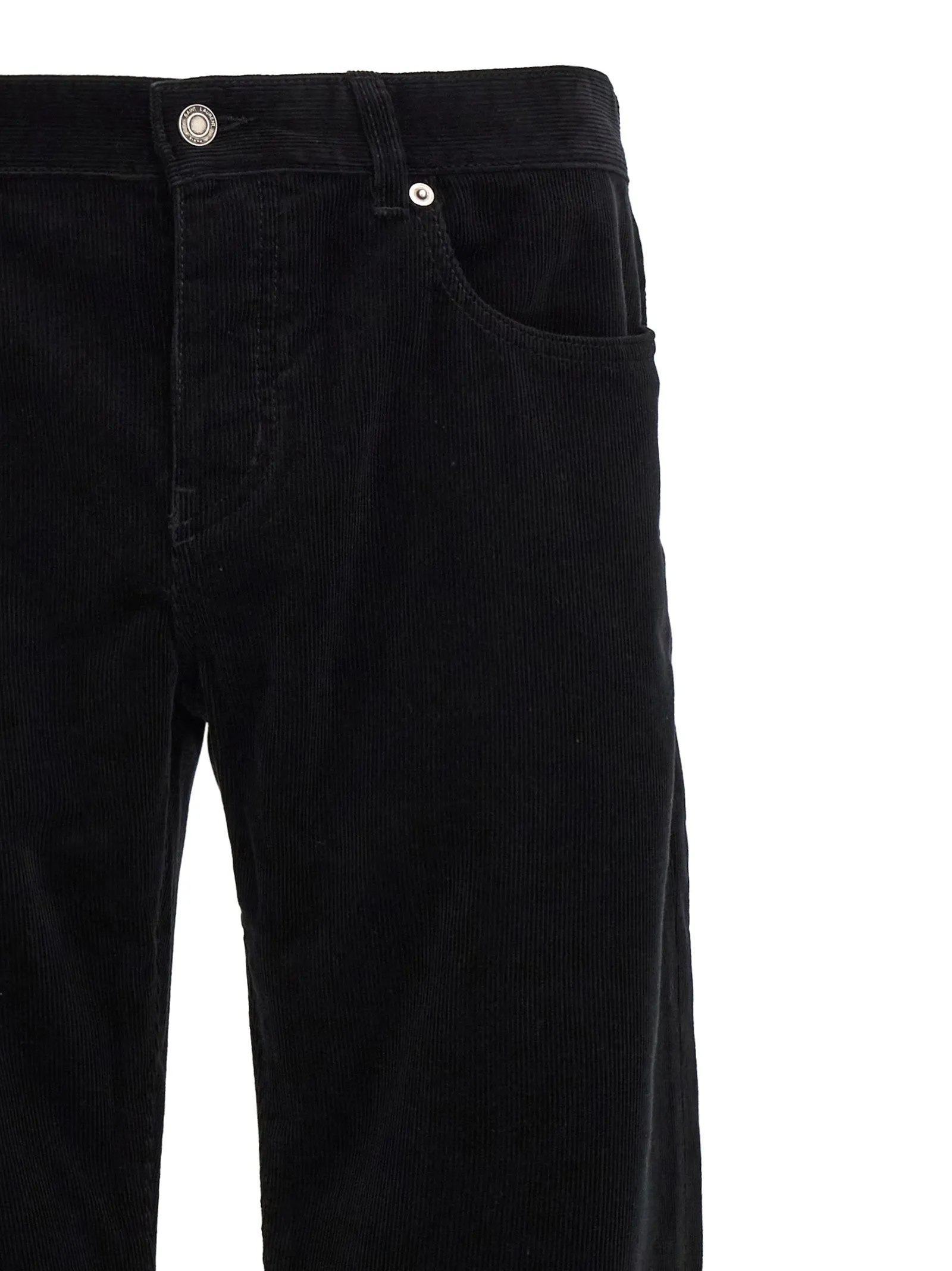 Corduroy Trousers Pants Black