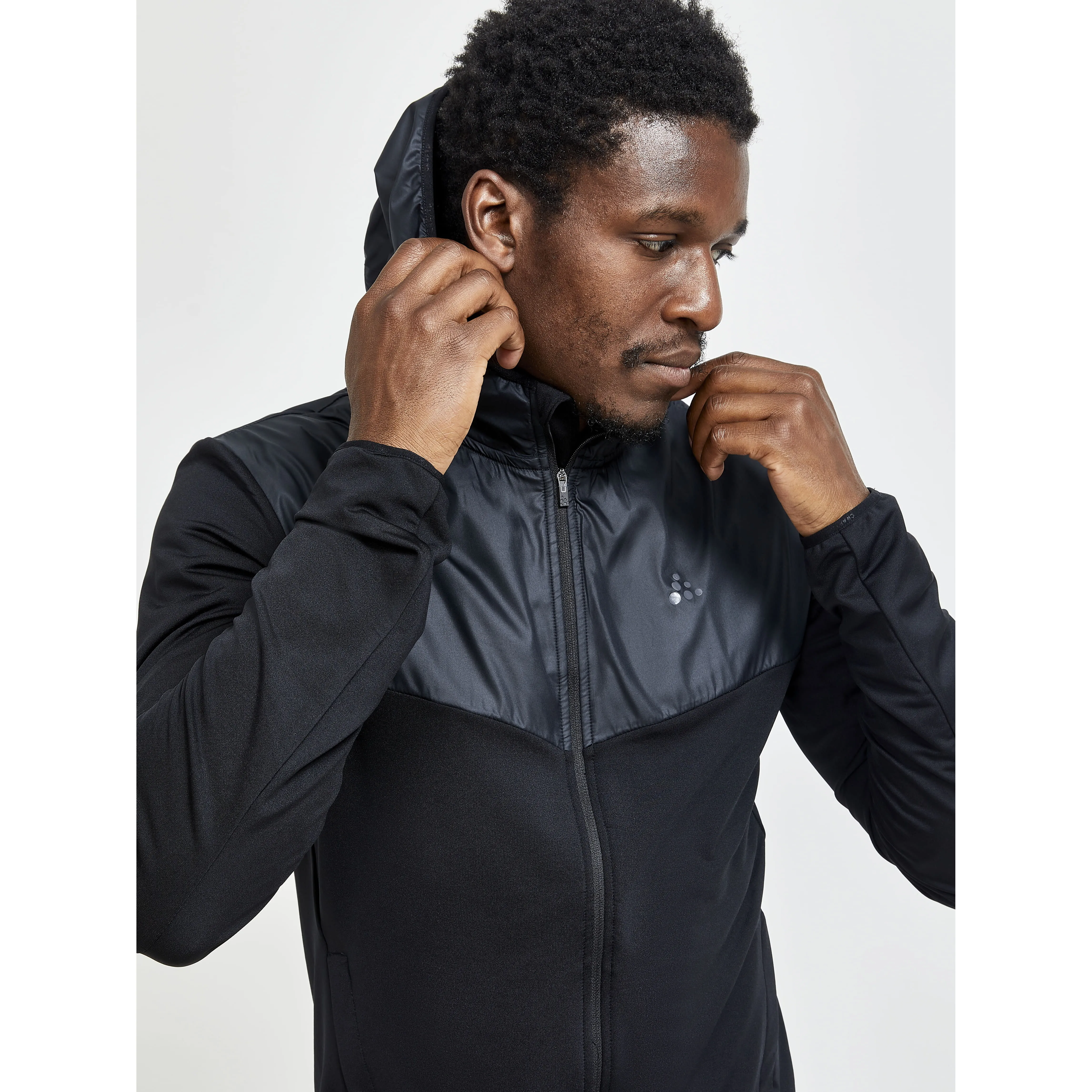 Craft Men's Adv Charge Jersey Hood Jacket Black | Buy Craft Men's Adv Charge Jersey Hood Jacket Black here | Outnorth