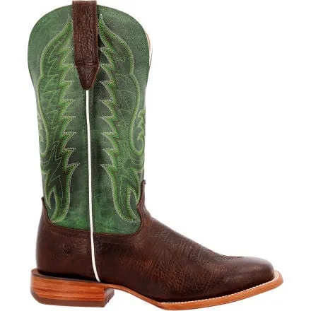 Durango® Arena Pro™ Hickory and Shamrock Green Western Boot