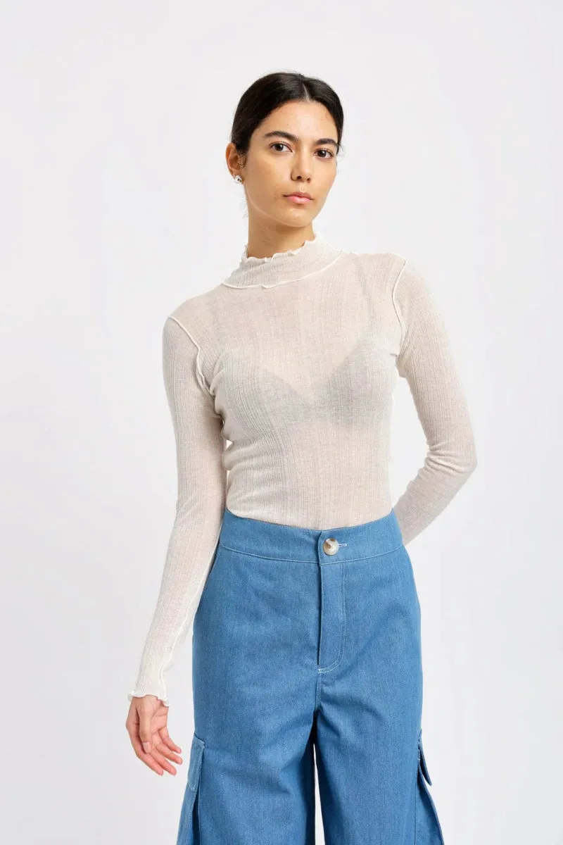 Eliza Faulkner Jane Turtleneck (Off-White)