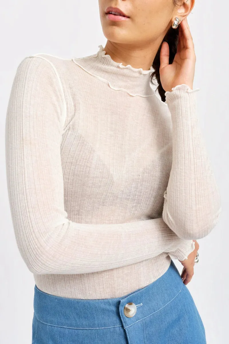 Eliza Faulkner Jane Turtleneck (Off-White)