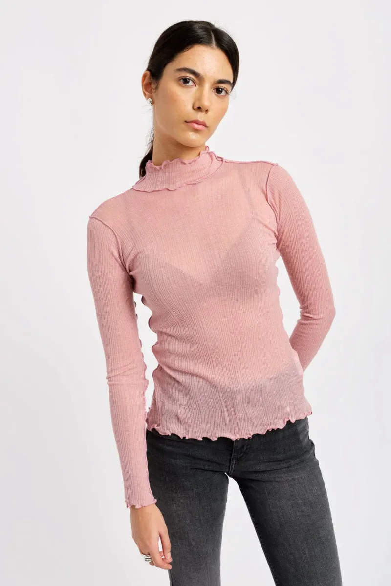 Eliza Faulkner Jane Turtleneck (Pink)