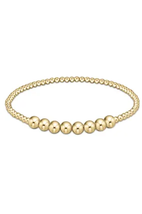 Enewton Classic Gold Beaded Bliss 2.5mm Bead Bracelet-- 5mm Gold