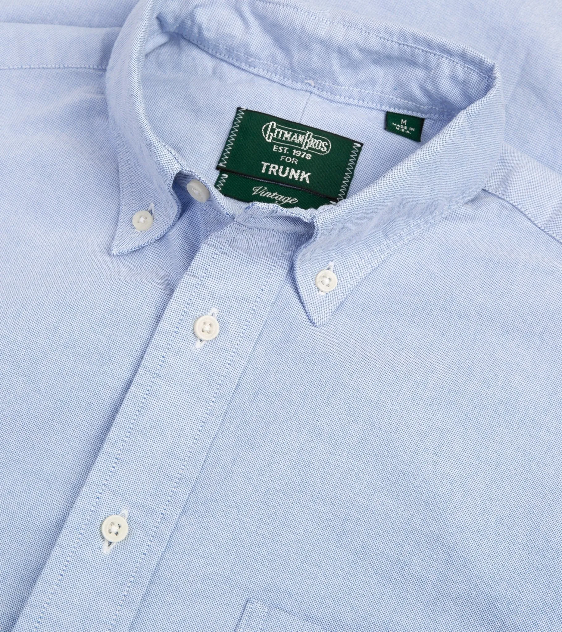 Gitman Vintage Oxford Shirt: Blue