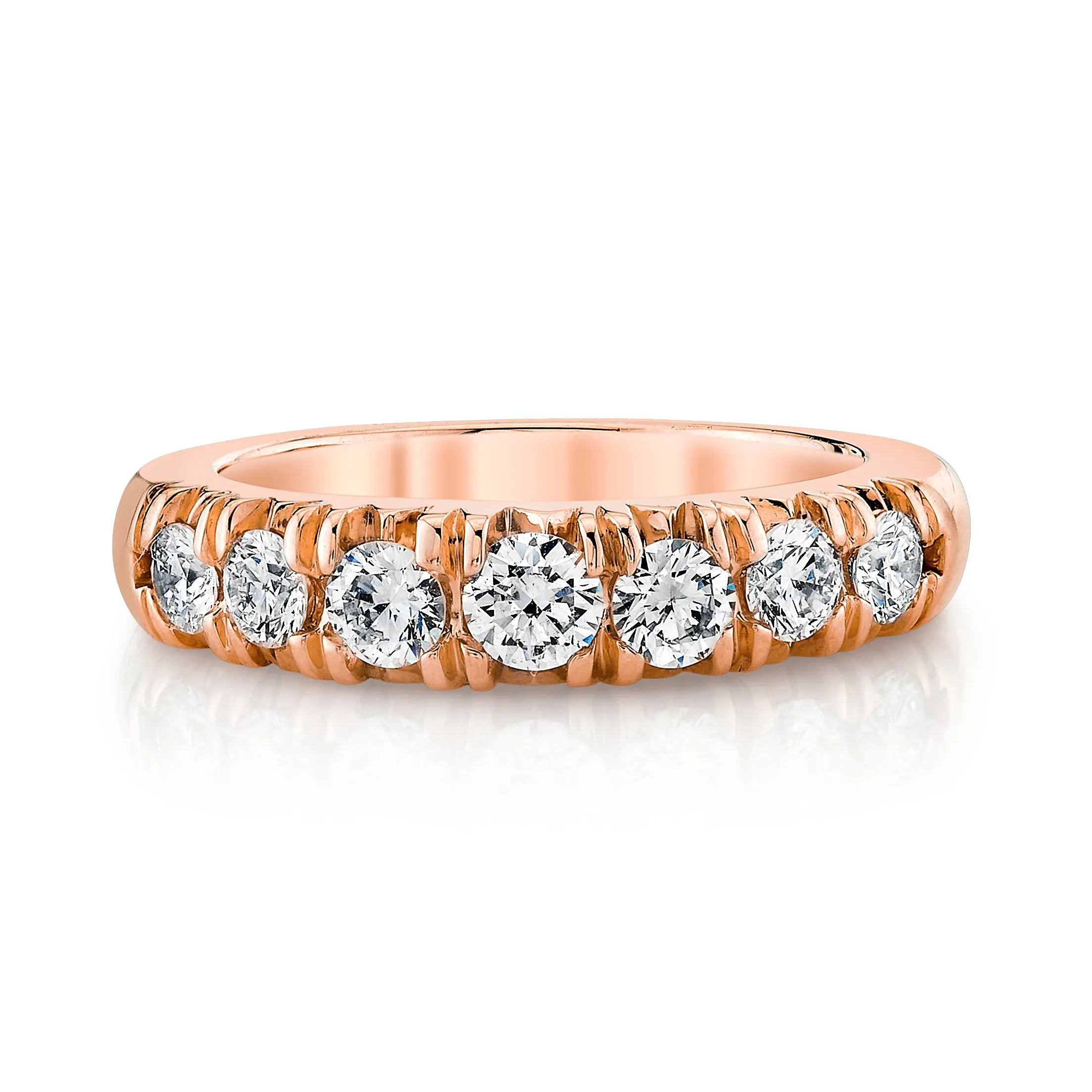 Graduated French Pavé Diamond Cloud Fit Band