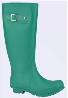 Green Rain Boots