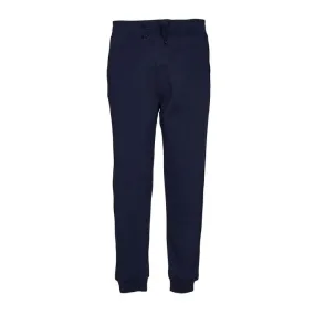 JOGGER IN FELPA NASTRO Uomo Navy