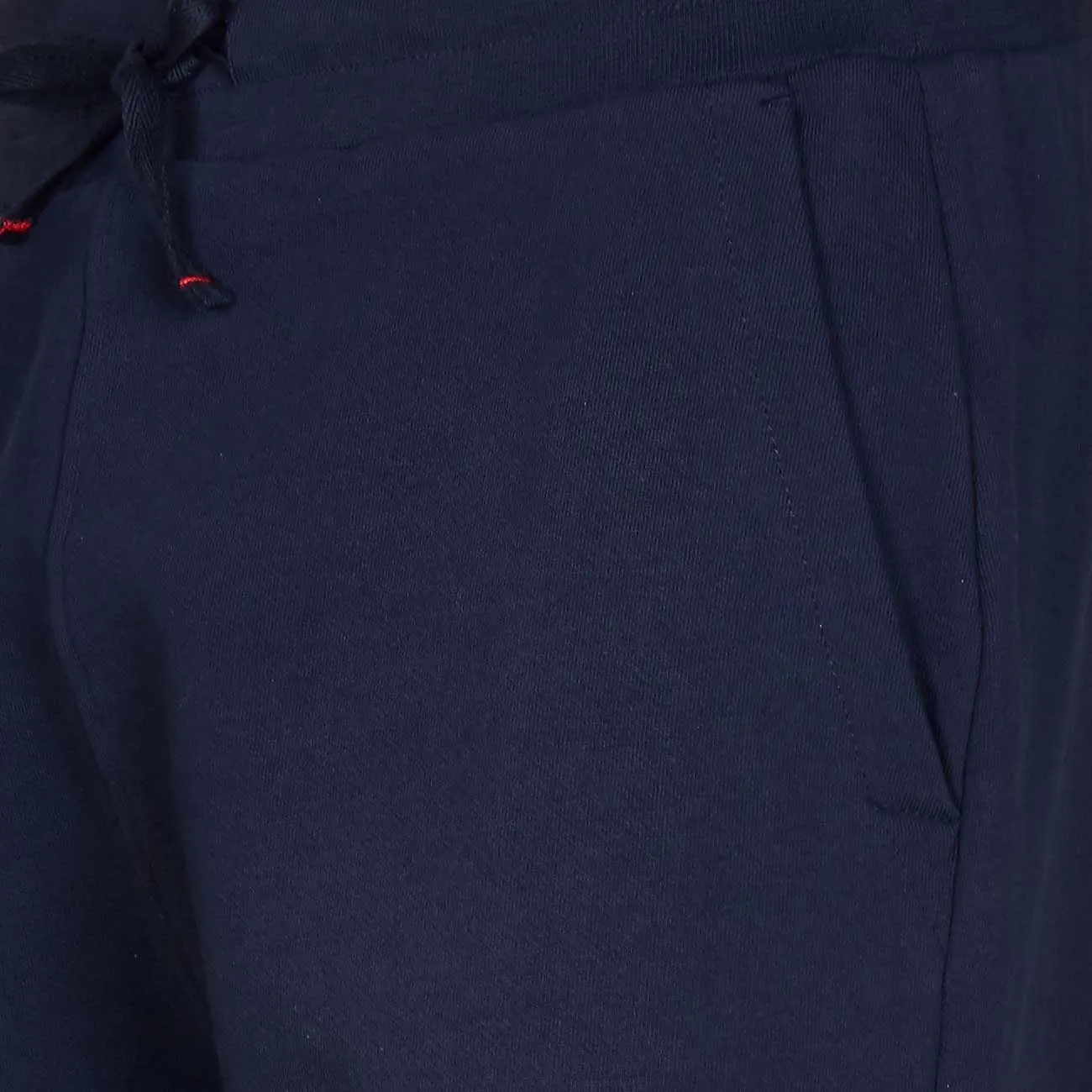 JOGGER IN FELPA NASTRO Uomo Navy