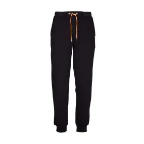 JOGGER LONG NYLON DETAIL COTTON FLUO Man Black