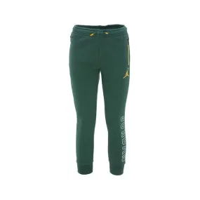 JOGGER WITH LOGO IN FLEECE COTTON Kid Green