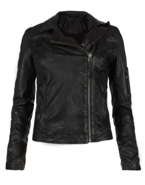 Karen Gillan Doctor Who Amy Pond Black Leather Jacket - UJackets