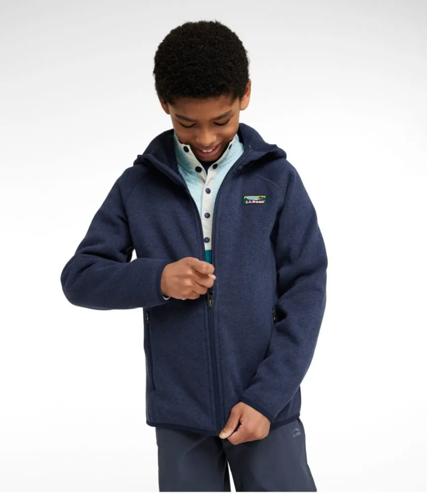 Kids' L.L.Bean Sweater Fleece, Hooded