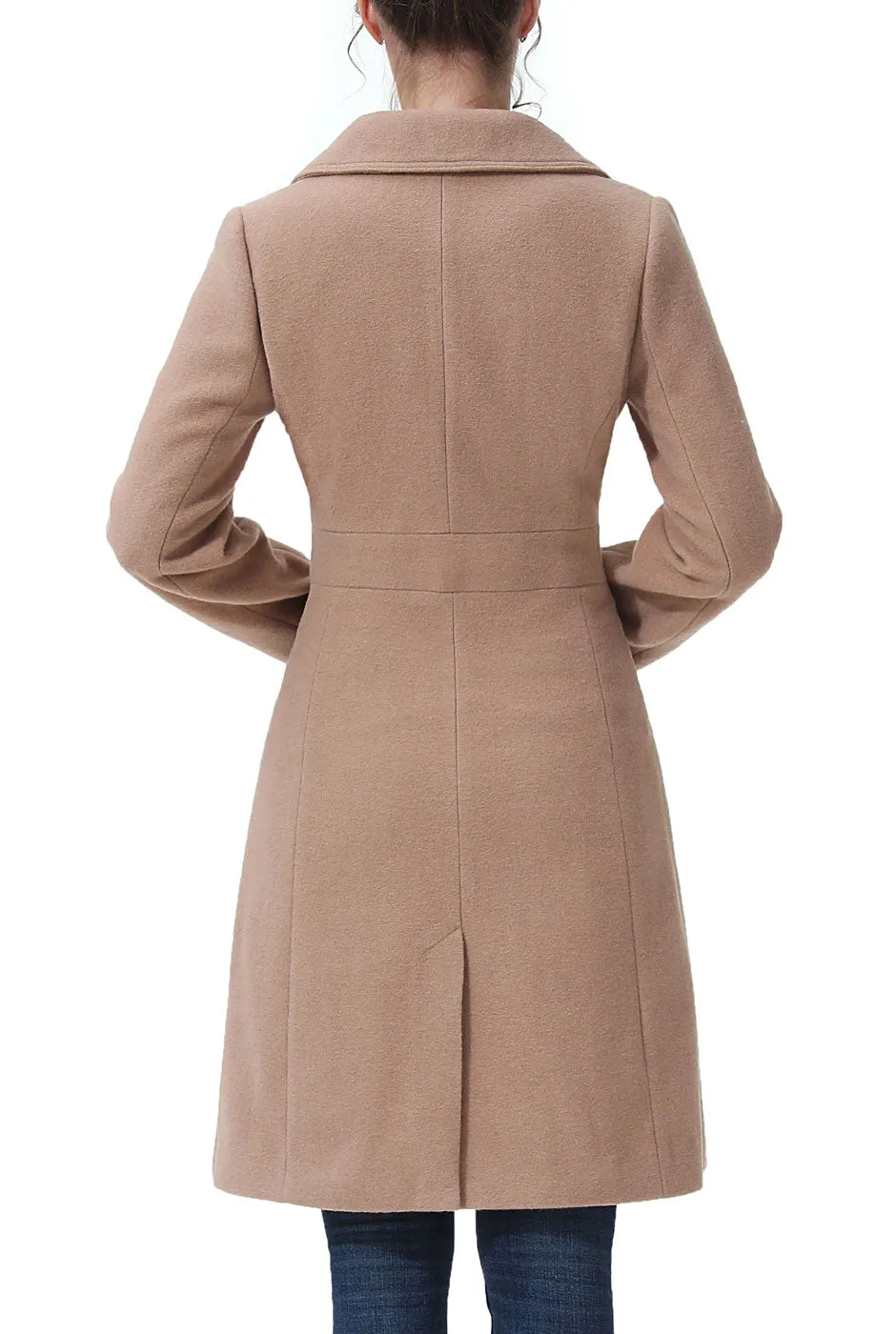 Kimi + Kai Women's Heather Wool Walking Coat