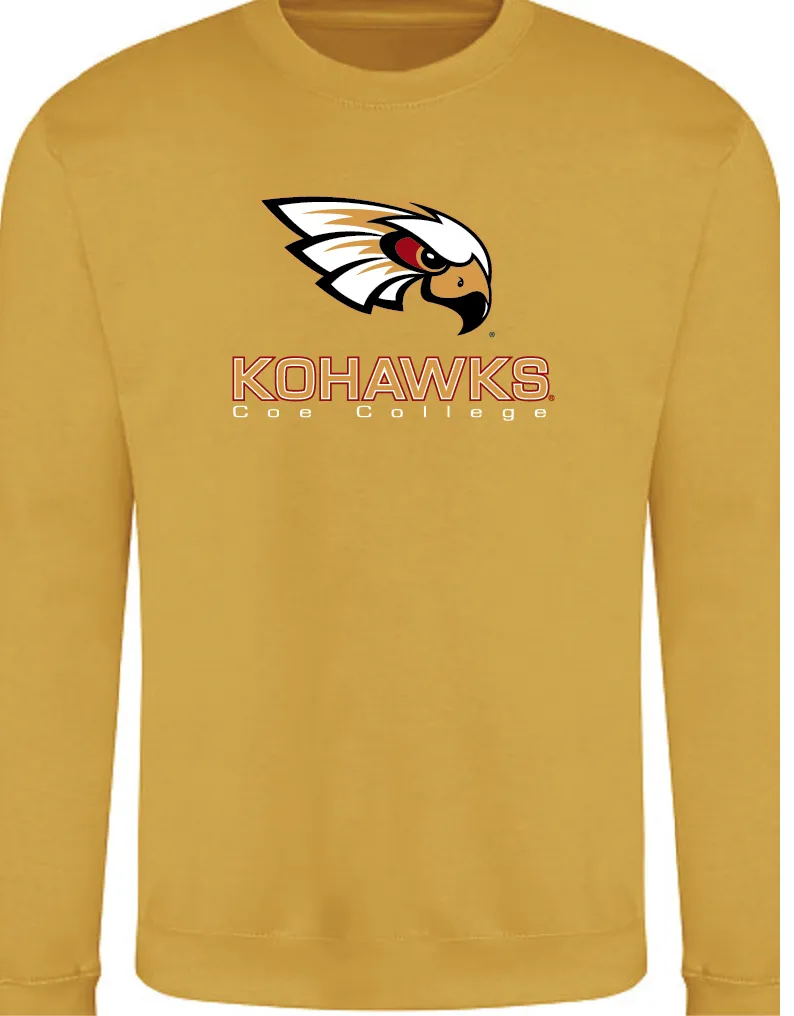 KOHAWK COLLEGIATE CREWNECK SWEATSHIRT