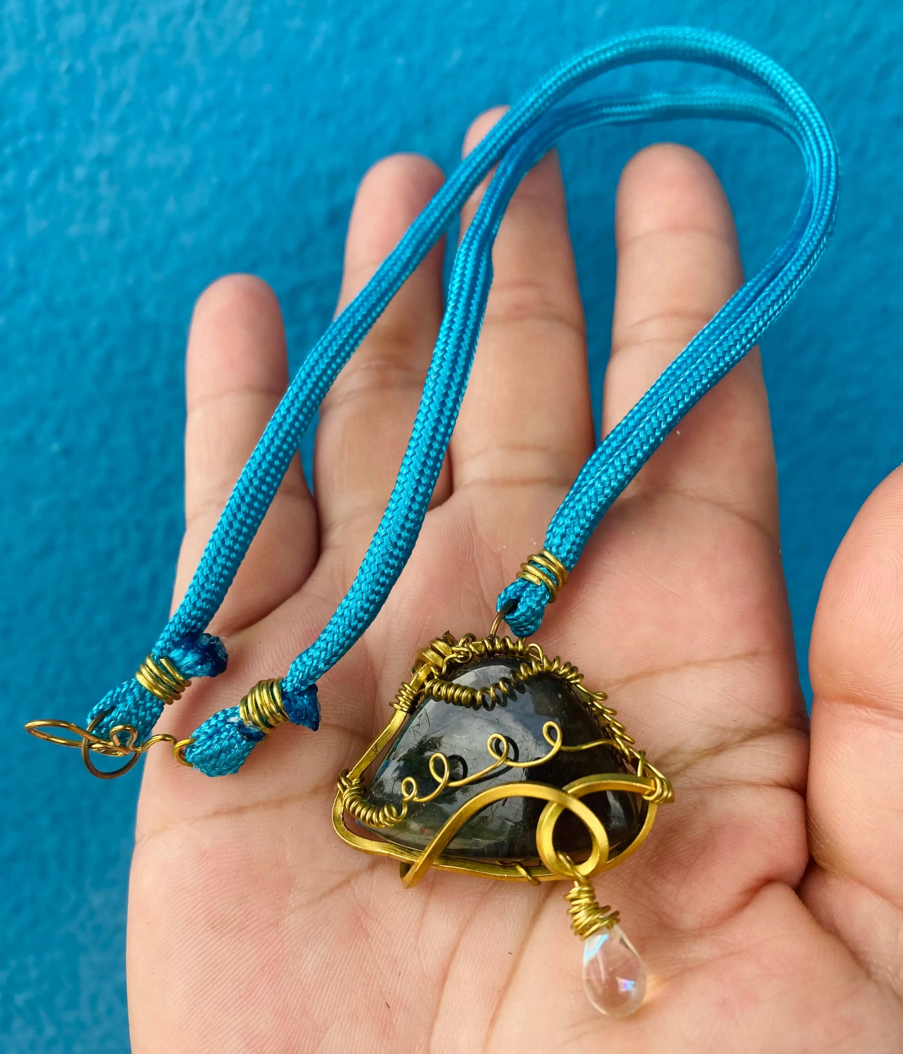 Labradorite Cloud Pendant